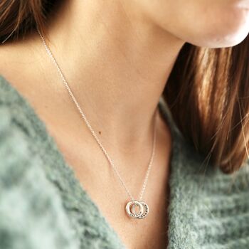 Personalised Organic Halo Necklace, 2 of 11