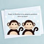 Personalised Twins Birthday Or New Baby Card, thumbnail 1 of 5