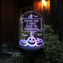 Personalised Pumpkin Halloween Solar Light Sign, thumbnail 7 of 8