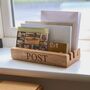 Personalised Wooden Letter Storage Tray, thumbnail 3 of 4