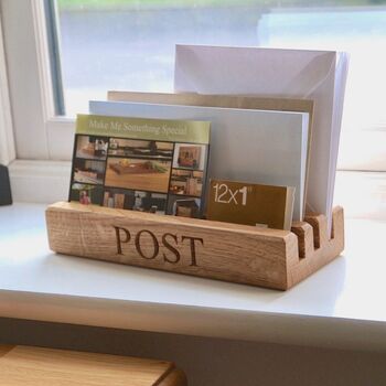 Personalised Wooden Letter Storage Tray, 3 of 4