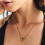 Personalised Gold Dome Link Necklace, thumbnail 3 of 10