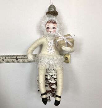 Christmas Decoration Pinecone Girl, 7 of 8