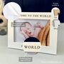 New Born Baby Girl Or Boy Personalised Photo Frame, thumbnail 6 of 8