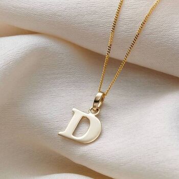 9ct Gold Talisman And Letter Charm Necklace, 5 of 9