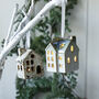 Hanging Ceramic Light Up House, thumbnail 1 of 3