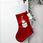 Personalised Gonk Family Red Stocking Male, thumbnail 2 of 3