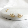 Lotus Flower Studs, thumbnail 3 of 5