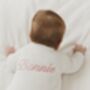 Personalised Ribbed Knitted Baby Cardigan, thumbnail 3 of 7