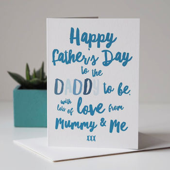Daddy To Be Father's Day Card, 2 of 3