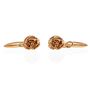 Poppy Cufflinks Silver/Gold/Rose Gold, thumbnail 5 of 8