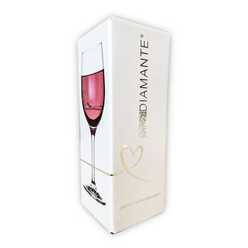Swarovski® Elements Diamante Heart Wine Glass, 5 of 5