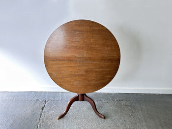 English Antique Georgian Oak Tilt Top Tripod Base Table, 3 of 12