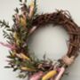 Large Spring Dried Flower Wreath, thumbnail 9 of 9