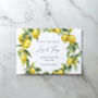 Lemons Gatefold Wedding Invitation, thumbnail 2 of 5