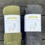 Men's Alpaca Knee Socks, thumbnail 2 of 3
