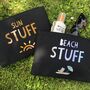 Beach Stuff Storage Pouch Holiday Bag, thumbnail 3 of 3