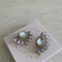 Purple Kundan Statement Lightweight Earrings, thumbnail 5 of 5