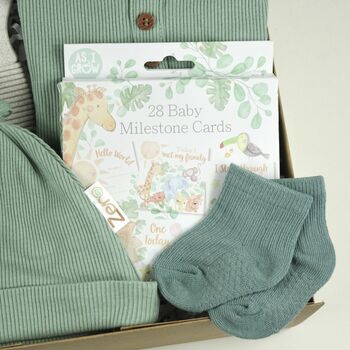 Personalised Jungle Adventures New Baby Gift Box, 4 of 8