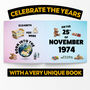 Personalised 50th Birthday Gift Book, thumbnail 2 of 6