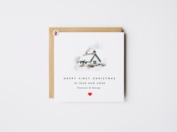 Personalised Mummy And Daddy Christmas Card *10 Scenes To Choose, 3 of 11