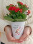 Robin Memorial Plant Pot. Personalised Flowerpot, thumbnail 1 of 5