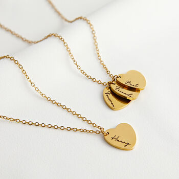 Personalised Heart Pendant Necklace, 9 of 10
