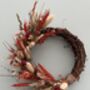 Mini Dried Flower Autumn Wreath, thumbnail 1 of 6