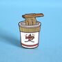 Cup Noodles Enamel Pin | Cute Pin Badges, thumbnail 2 of 5