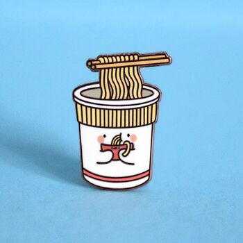 Cup Noodles Enamel Pin | Cute Pin Badges, 2 of 5