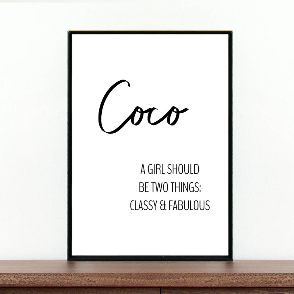 Inspiration Quote By Coco Chanel, 1 of 2