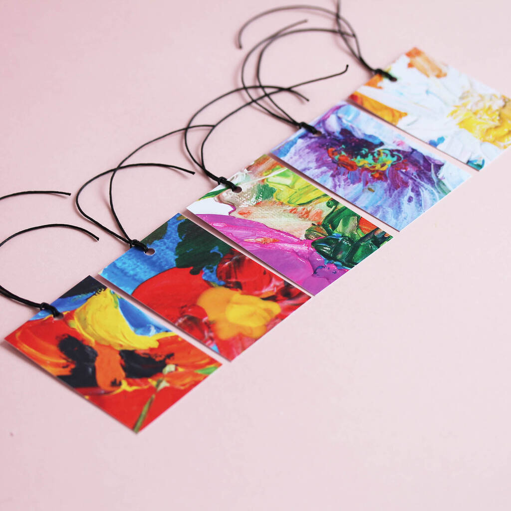 Pack Of Five Botanical Art Gift Tags By Hem Studios