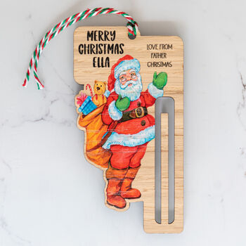 Personalised Father Christmas Money Gift Holder, 2 of 5