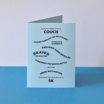 Couch To 5 K Card, 2 of 5