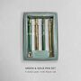 Green And Gold Metal Four Piece Pen Gift Set, thumbnail 7 of 8