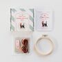Christmas Cat Cross Stitch Kit, thumbnail 6 of 6