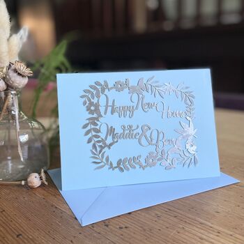 Personalised Lasercut New Home Card, 2 of 7