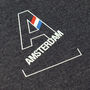 Amsterdam City Break Grey Organic T Shirt, thumbnail 3 of 6