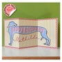 'Whippet/Greyhound' Dog Fold Out Birthday Card, thumbnail 1 of 7