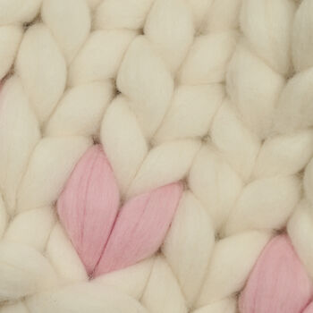 Heart Blanket Arm Knitting Kit, 4 of 7