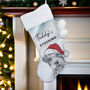 Personalised Dog Breed Christmas Stocking, thumbnail 2 of 4