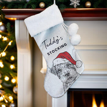 Personalised Dog Breed Christmas Stocking, 2 of 4