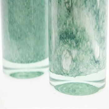 Cylinder Vase Green White Colour By Dut Z, 2 of 6