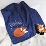 Liberty Fox Blanket And Cushion New Baby Gift Set, thumbnail 2 of 4