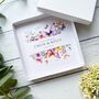 Personalised Wedding Card: Floral Butterly Design Handmade, thumbnail 1 of 10