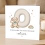Personalised New Baby Card For Boy Or Girl, thumbnail 3 of 8