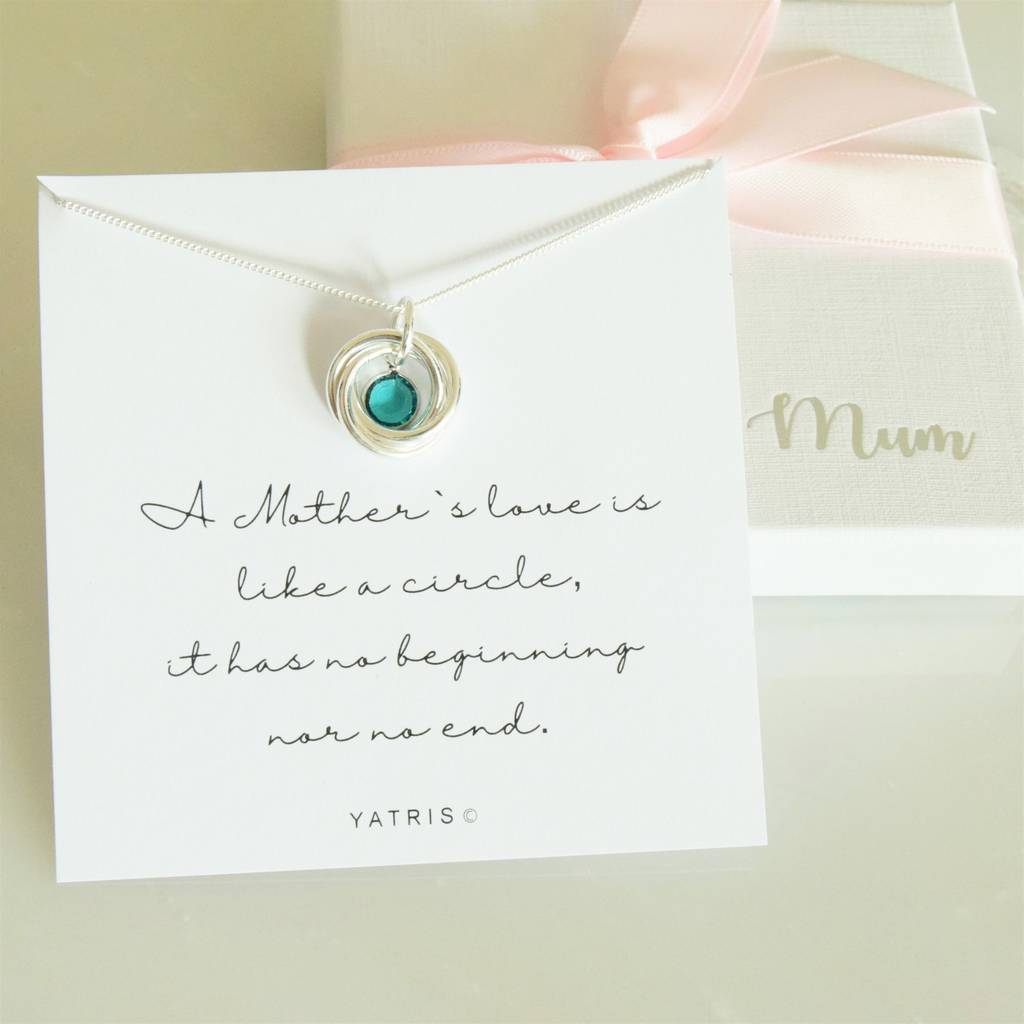 A Mother`s Love Infinity Mum Necklace, 1 of 3