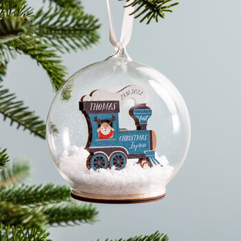 First Christmas Polar Express Train Bauble, 2 of 5