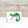 Clever Chameleon Greeting Card, thumbnail 1 of 2