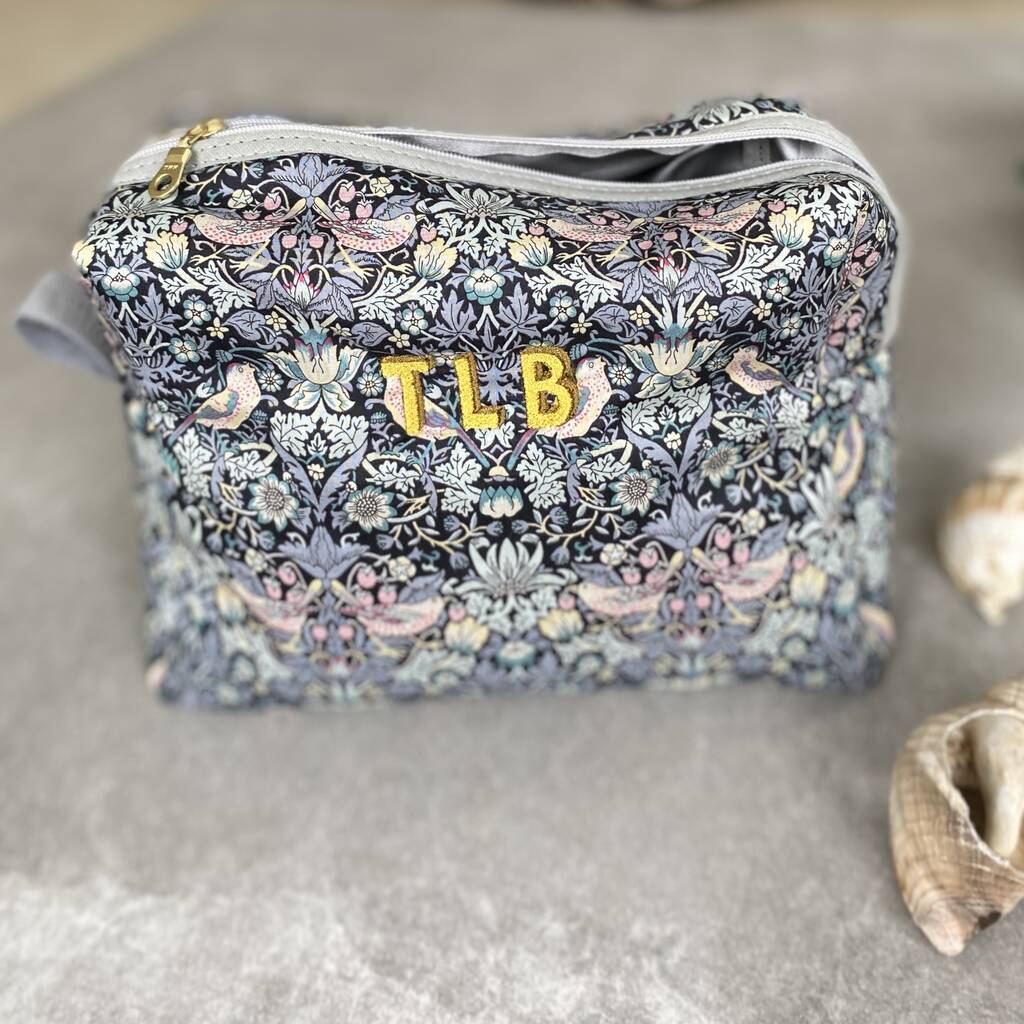 liberty print makeup bag